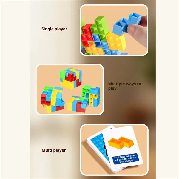 Team toy parties travel family balance stacking blocks game