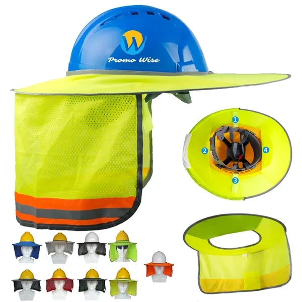 Lightweight Reflective Detachable Hard Hat Sun Shade Brim