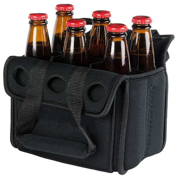330ml Beer Bottle 6-pack Neoprene Cooler Bag