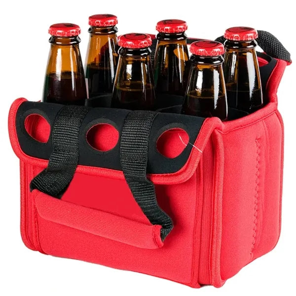 330ml Beer Bottle 6-pack Neoprene Cooler Bag