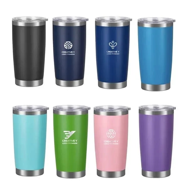 20oz Insulated Tumbler Coffee Travel Mug With Lid