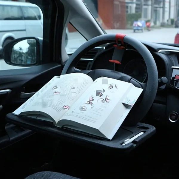 Steering Wheel Car Desk Tray for Laptop and Food