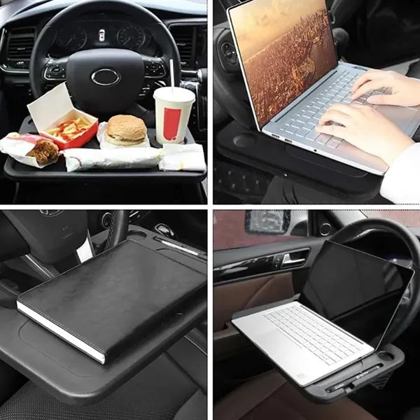 Steering Wheel Car Desk Tray for Laptop and Food