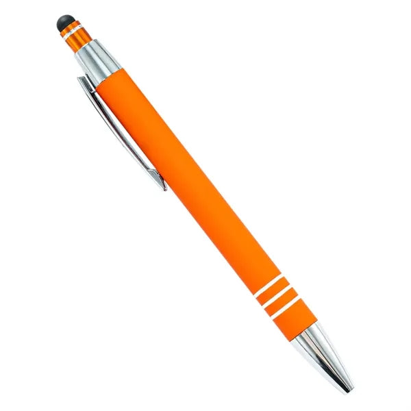2-in-1 Retractable Ballpoint Pen with Stylus tip