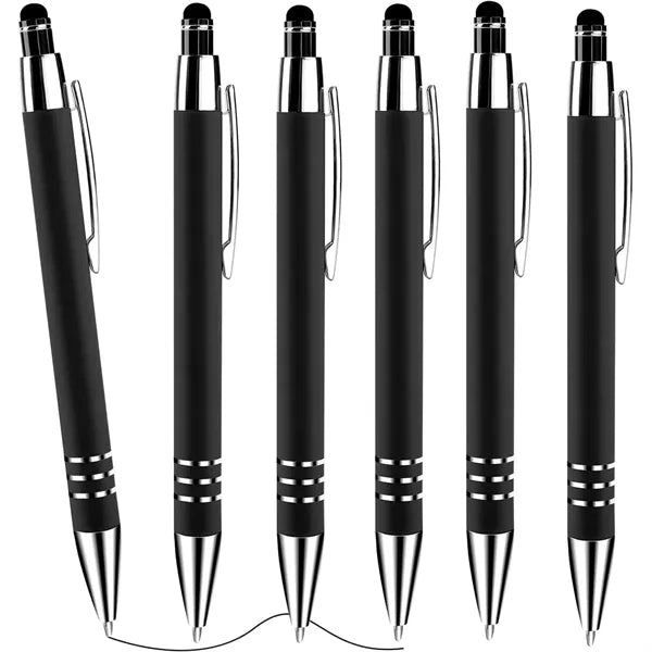 2-in-1 Retractable Ballpoint Pen with Stylus tip