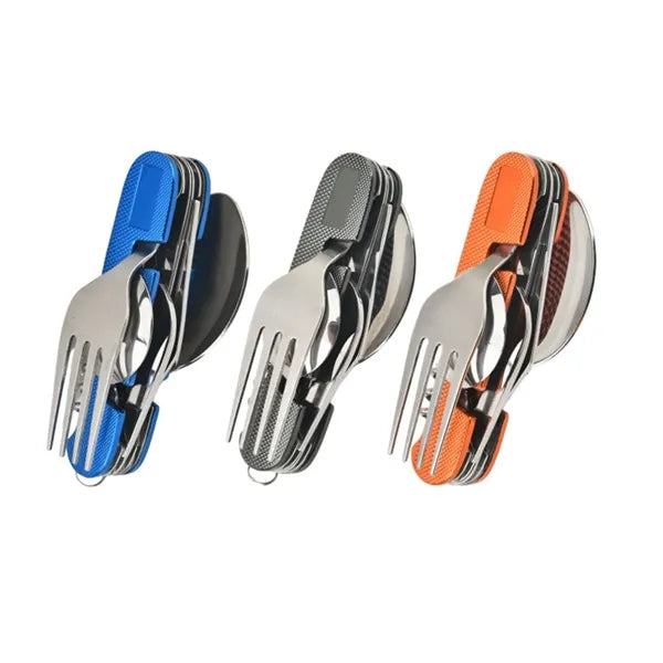 10-in-1 Outdoor Camping Multifunction Fork-Spoon-Knife Tool