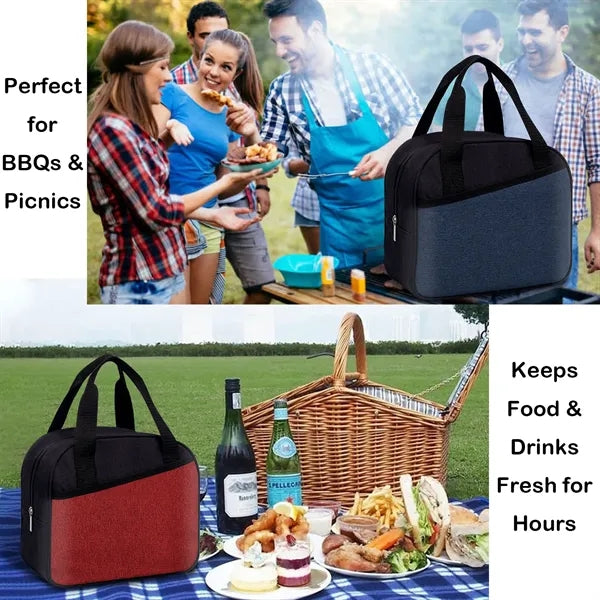 11 Can Soft Insulated Cooler Bag Unisex Colorblock