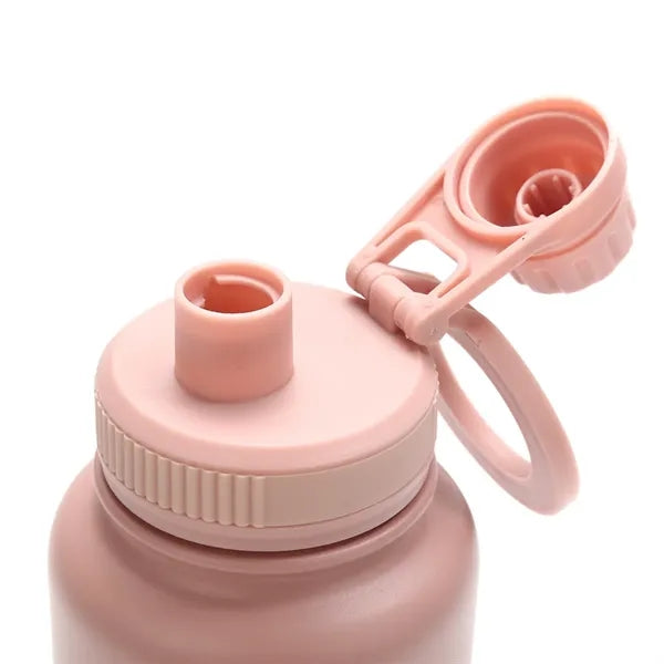 Water Bottle With Round Magnetic Phone Holder