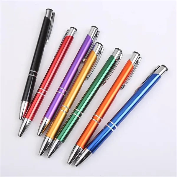 1.0 mm Metal Ballpoint Pens Black Ink