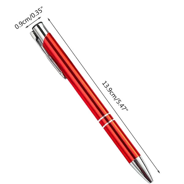 1.0 mm Metal Ballpoint Pens Black Ink