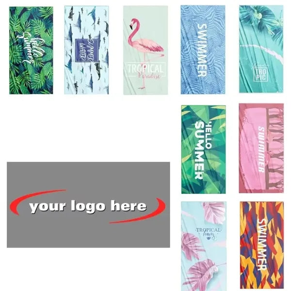 Microfiber Print Beach Towel