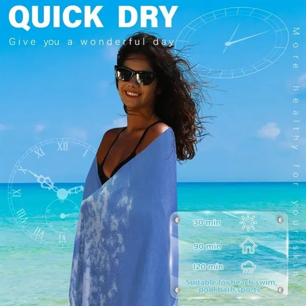 Microfiber Print Beach Towel