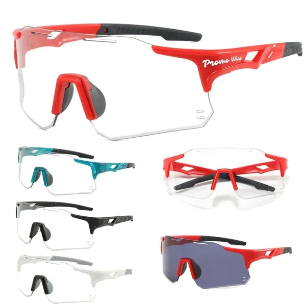 Wide Lens Anti-Slip Lightweight UV400 Sports Sunglasses