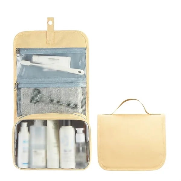 Foldable Waterproof Hanging Toiletry Bag with Hook