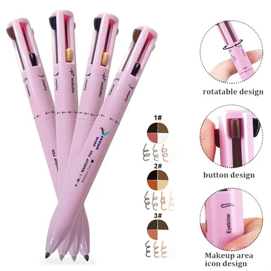 4-in-1 Smudgeproof Click System Skin-Safe Formula Makeup Pen