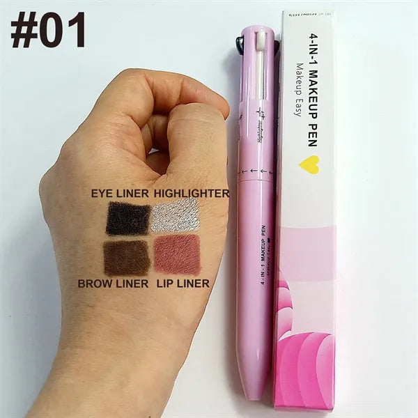 4-in-1 Smudgeproof Click System Skin-Safe Formula Makeup Pen