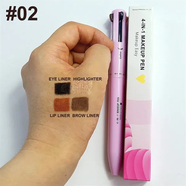 4-in-1 Smudgeproof Click System Skin-Safe Formula Makeup Pen