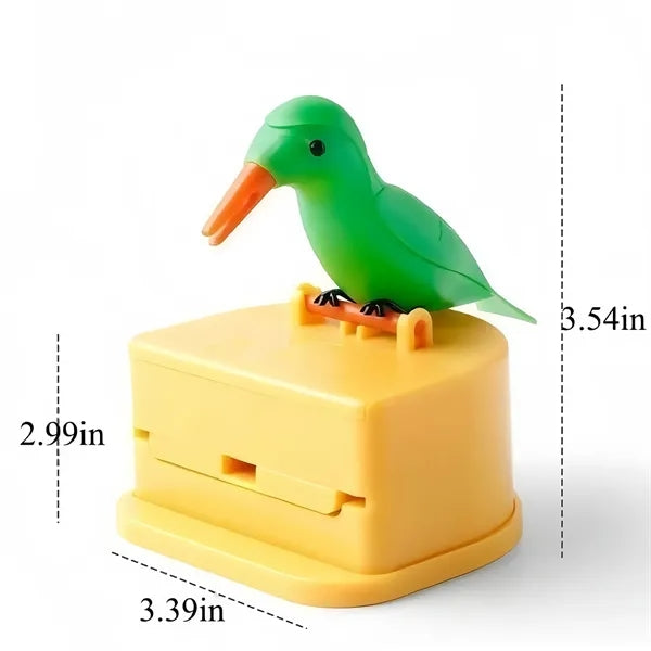 Smart Automatic Press Bird Toothpick Dispenser Free Shipping