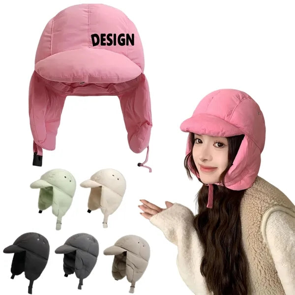 Warm Windproof Ear Flap Hat For Outdoor Sports