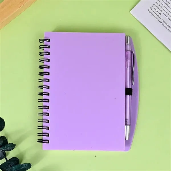A5 Spiral Lined Notebook Journal with Pen