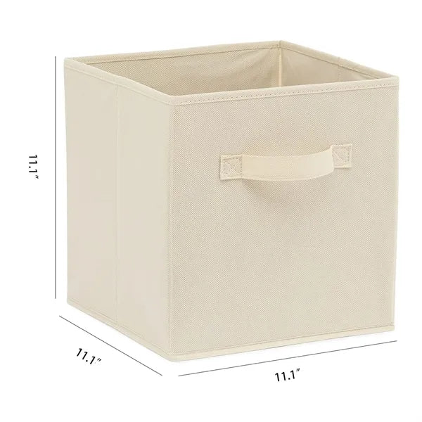 Collapsible Fabric Storage Cubes with Handles