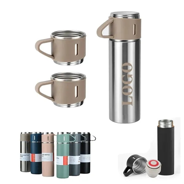 16oz Insulated Bottle with Cup for Hot & Cold Drink Travel M