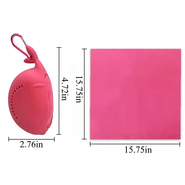 Whale Shape Quick Dry Cooling Sports Towel Free Shipping
