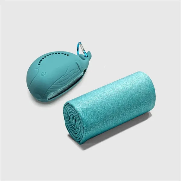Whale Shape Quick Dry Cooling Sports Towel Free Shipping