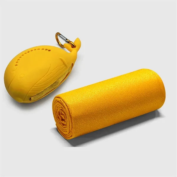 Whale Shape Quick Dry Cooling Sports Towel Free Shipping