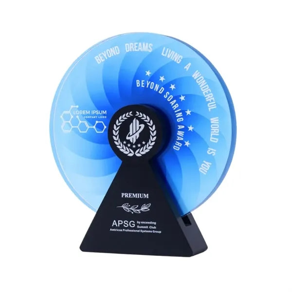 Crystal Marble Trophy