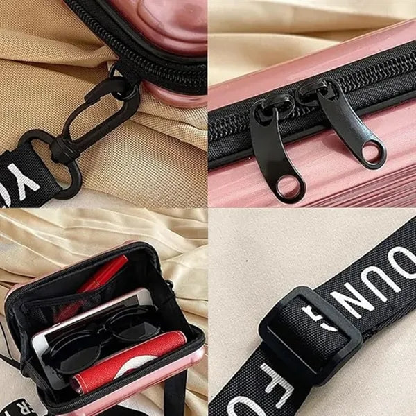 PVC Hard Shell Travel Multi-Function Luggage