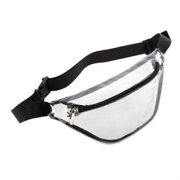 Clear PVC Waist Sling Crossbody Bag