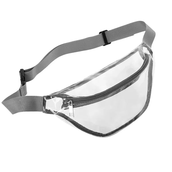 Clear PVC Waist Sling Crossbody Bag