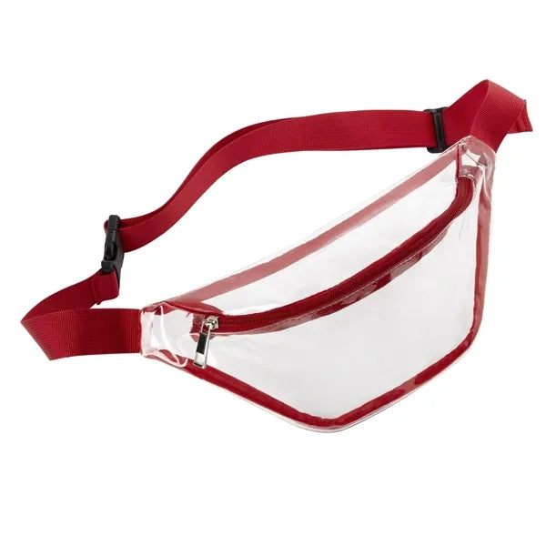 Clear PVC Waist Sling Crossbody Bag