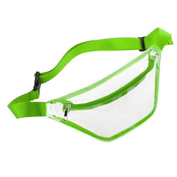 Clear PVC Waist Sling Crossbody Bag