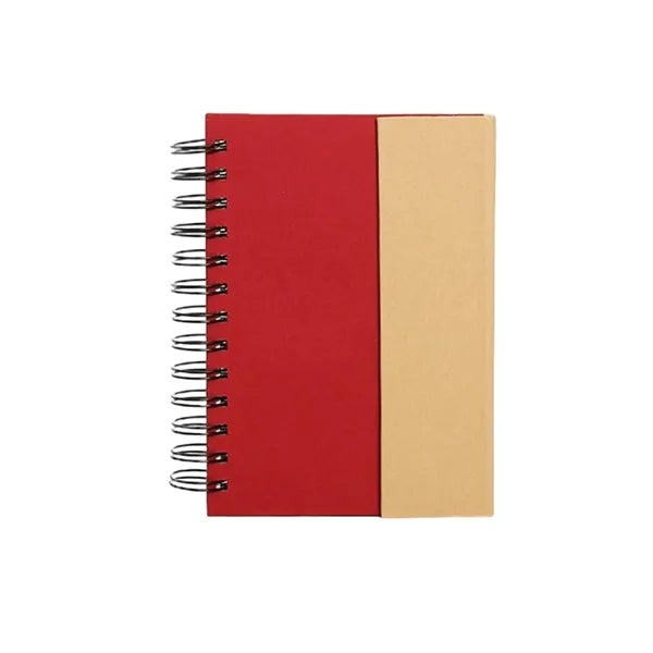 Spiral Notebook with Sticky Notes & Pen - OCEAN