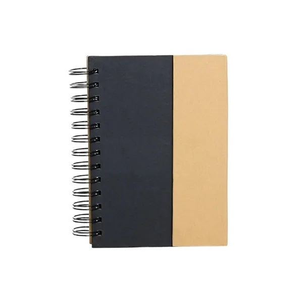 Spiral Notebook with Sticky Notes & Pen - OCEAN