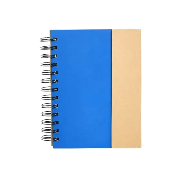 Spiral Notebook with Sticky Notes & Pen - OCEAN