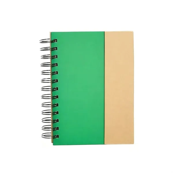Spiral Notebook with Sticky Notes & Pen - OCEAN