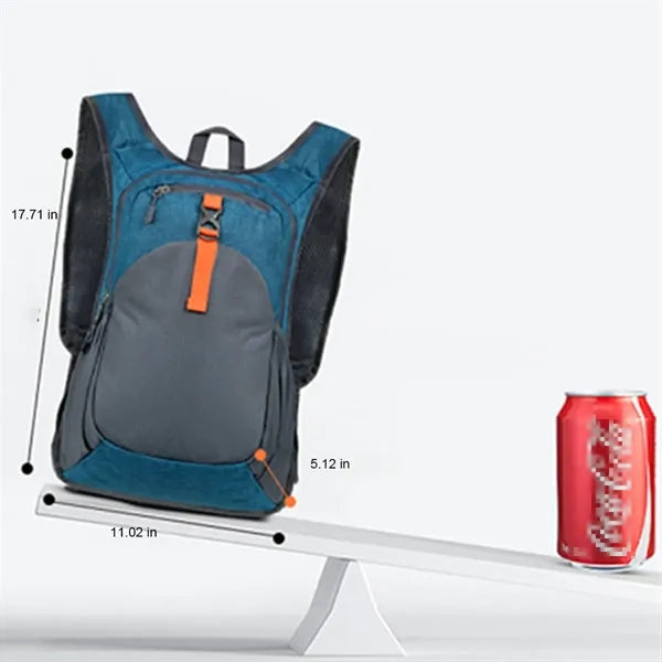 Foldable Tear-Resistant Multi-Pocket Travel Backpack
