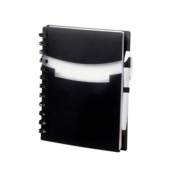 Tri-pocket Notebook with Pen - OCEAN