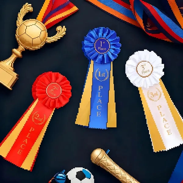 Ribbon Rosettes- Award or Party Badges