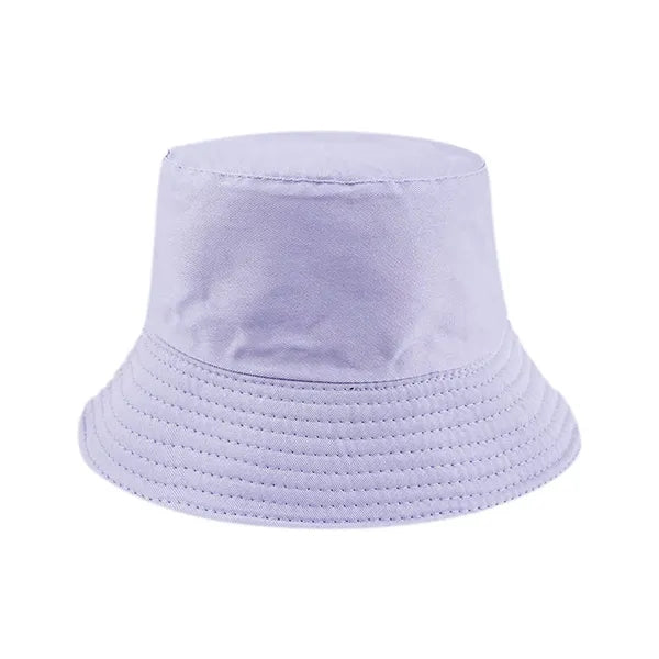 Cotton Bucket Hat for Women Men Sun Beach Fishing Cap