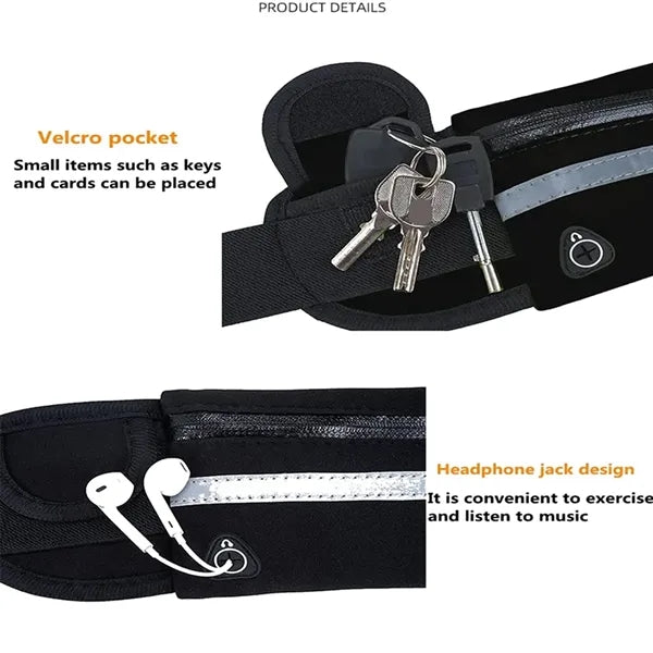 Unisex Slim Running Belt Waist Pack Bag