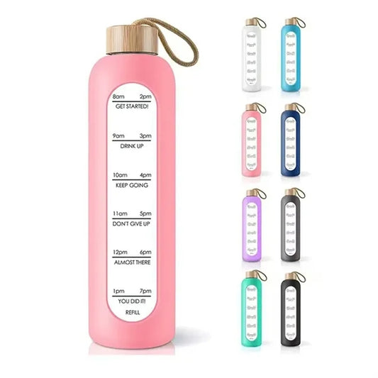 33 Oz. Arlo Hand-held Glass Water Bottle