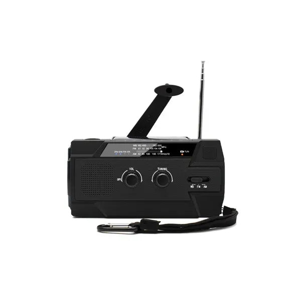 Outdoor emergency lighting power bank multi-function radio