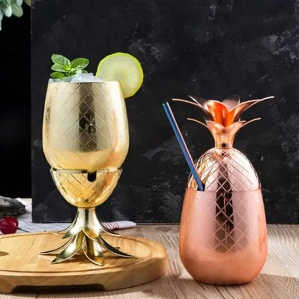 16Oz. Elegant Pineapple Shaped Drink Tumbler