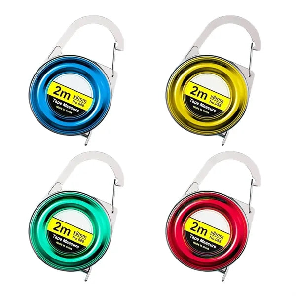 Carabiner Clip Tape Measure Keyring