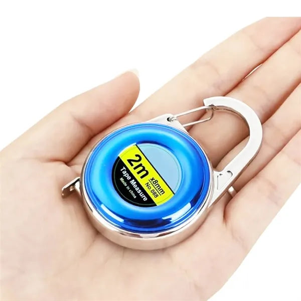 Carabiner Clip Tape Measure Keyring