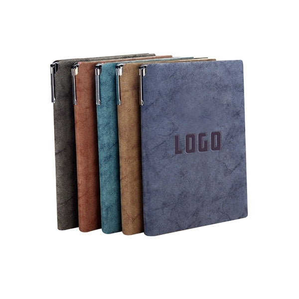 Leather Notebook with Pen